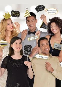 Rekwizyty do fotobudki SPARKLING z personalizacją