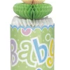 Rozeta na baby shower BUTELKA zielona
