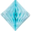 Rozeta papierowa DIAMENT niebieska 30cm