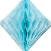 Rozeta papierowa DIAMENT niebieska 40cm