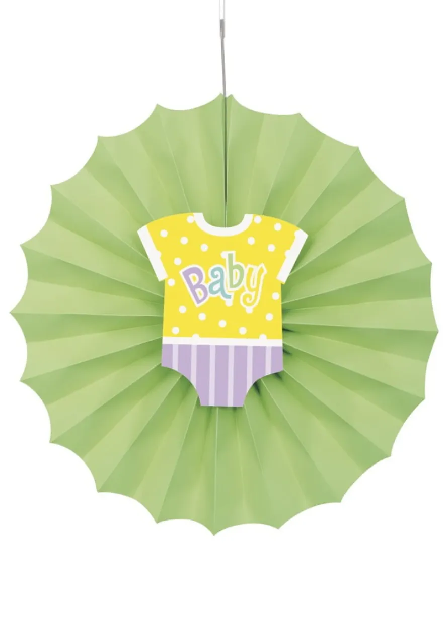 Rozeta wisząca BODY na baby shower zielona