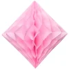 Rozeta wisząca DIAMENT różowa 30cm