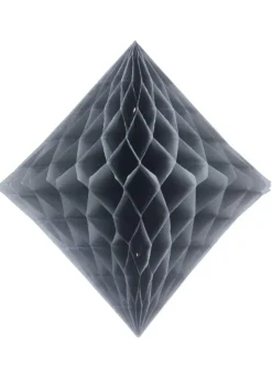 Rozeta wisząca DIAMENT szara 40cm