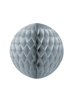 Rozeta wisząca KULA srebrna 20cm