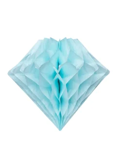 Rozeta z papieru BRYLANT niebieskia 20cm (3szt.)
