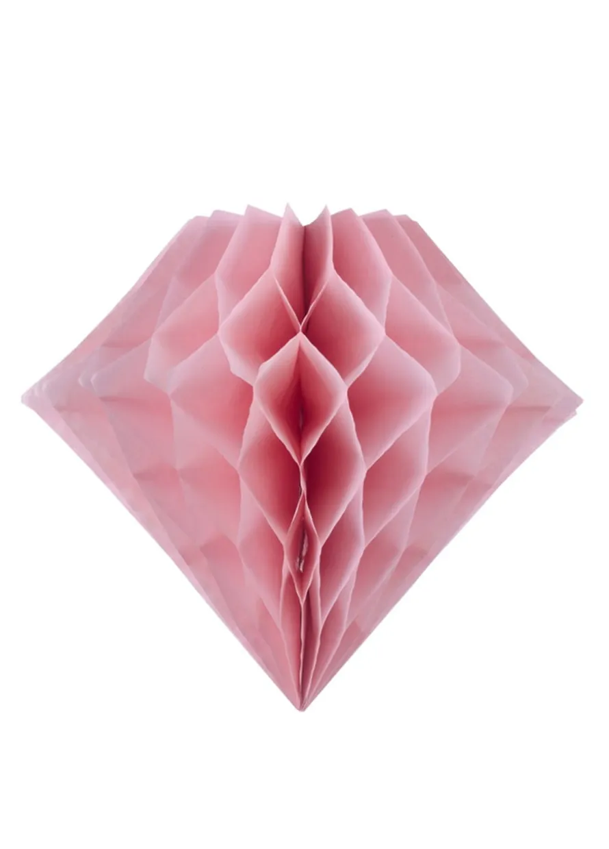 Rozeta z papieru BRYLANT łososiowa 30cm