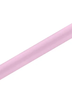 Satyna gładka JASNORÓŻOWA nieobszyta 0,36m x 9m