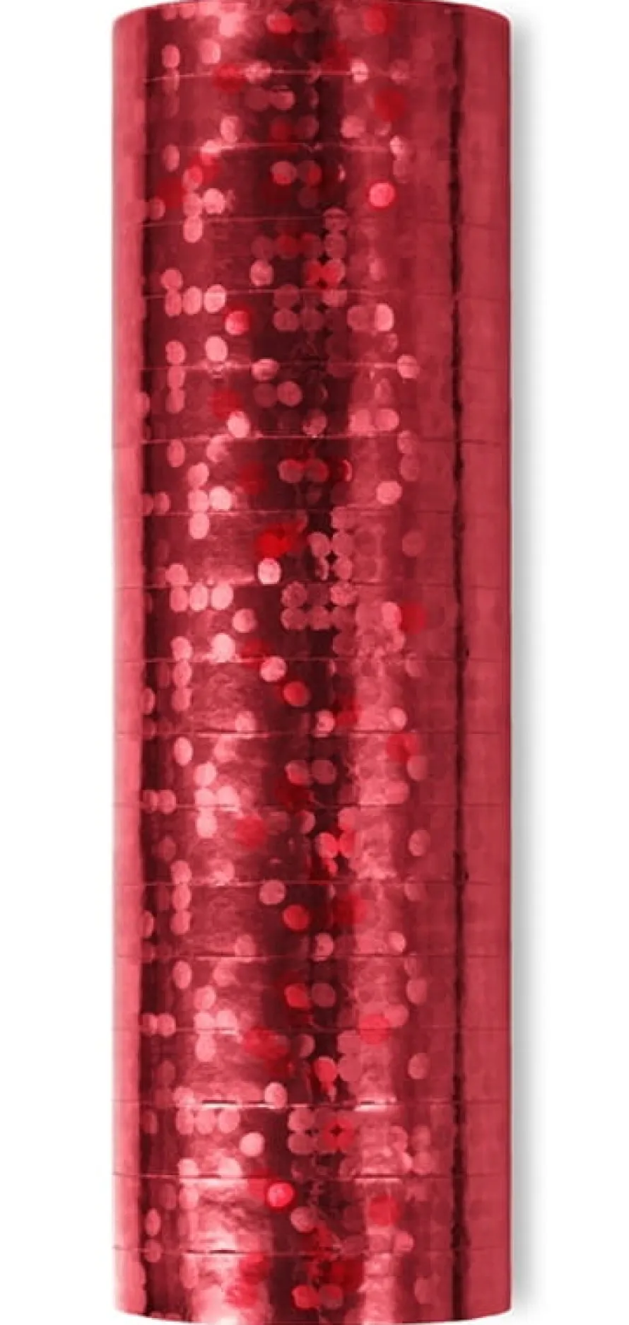Serpentyna holograficzna czerwona