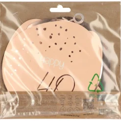 Serpentyna urodzinowa 40 URODZINY Elegant Blush (5szt.)