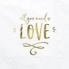 Serwetki ALL YOU NEED IS LOVE 33cm (20szt.)