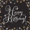 Serwetki HAPPY BIRTHDAY (16szt.)