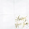 Serwetki HAPPY NEW YEAR białe serwetki sylwestrowe (20szt.)