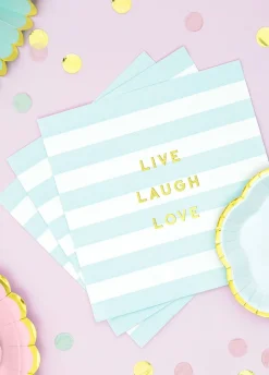 Serwetki LIVE LAUGH LOVE 33cm (20szt.)