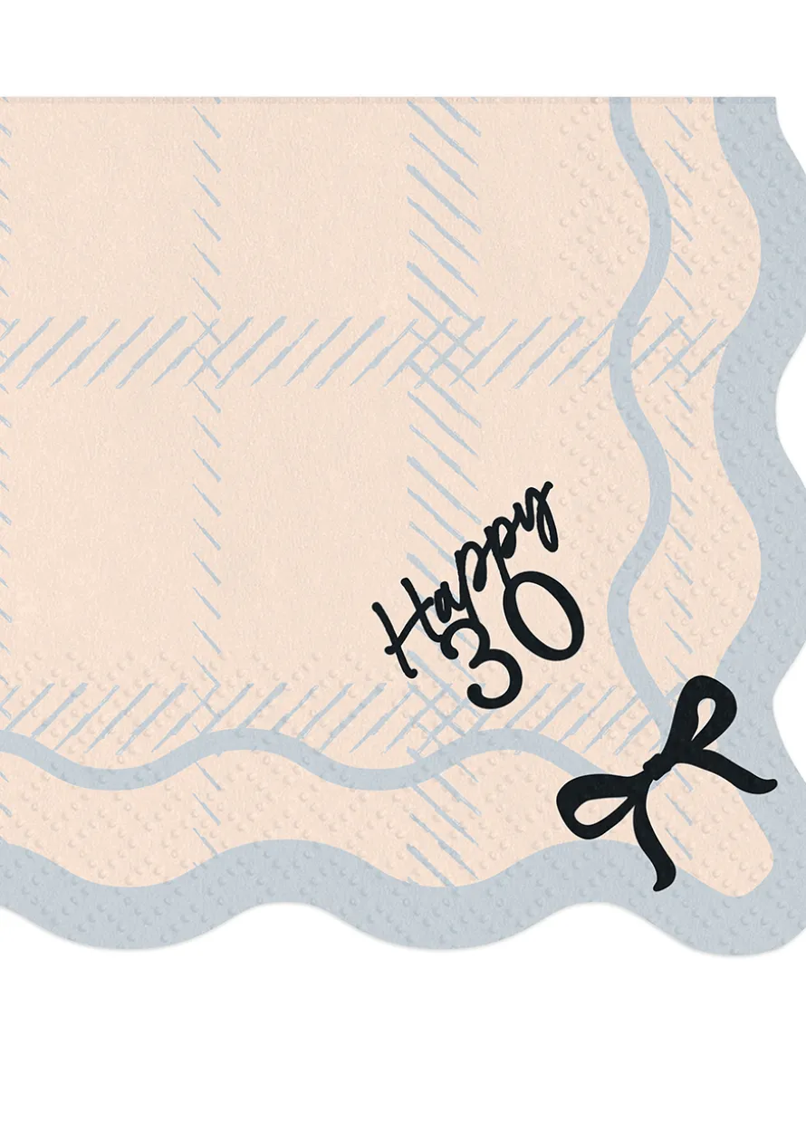 Serwetki na 30 urodziny HAPPY 30 (12szt.)