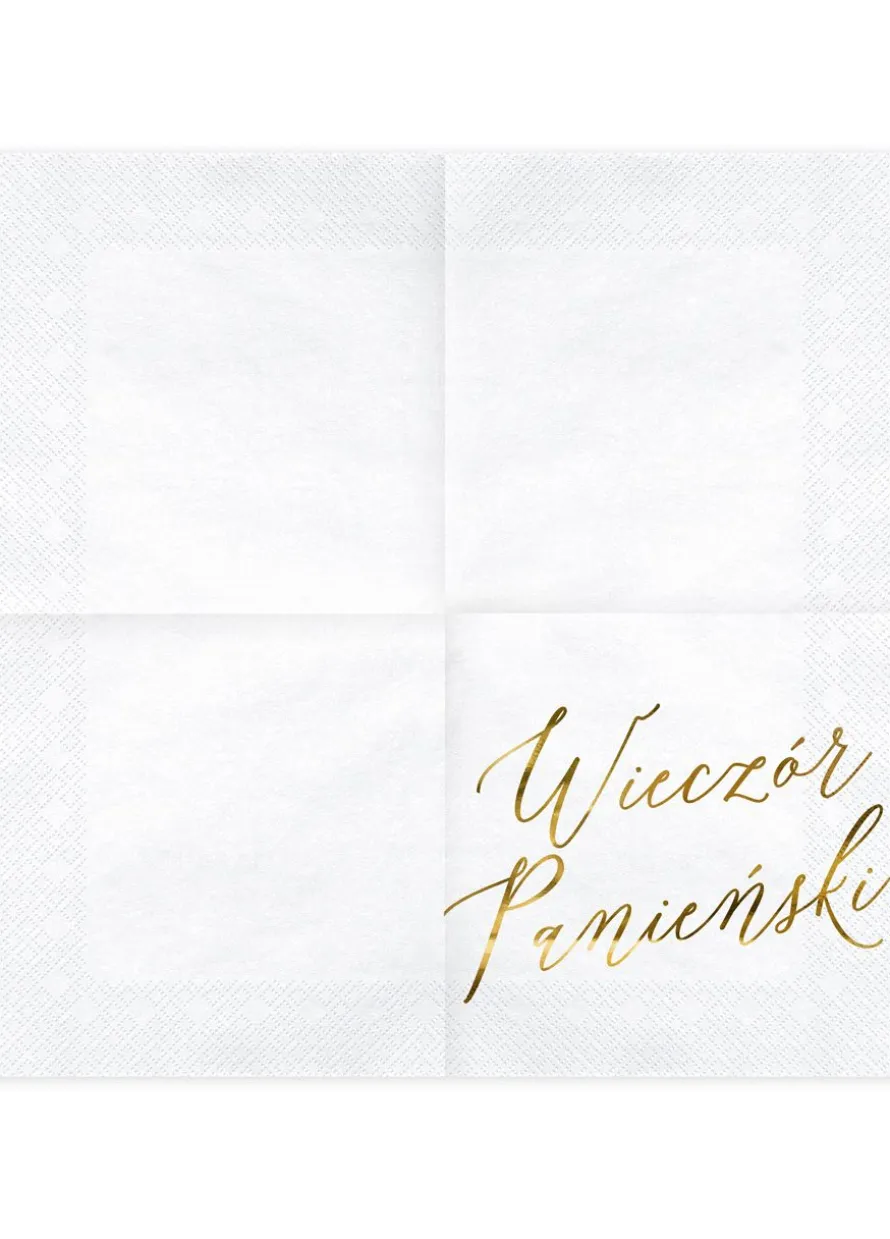 Serwetki na WIECZÓR PANIEŃSKI 33cm (20szt.)