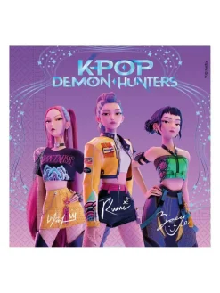 Serwetki papierowe K-POP DEMON HUNTERS 33 cm (20 szt.)