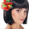 Spinka KWIATY HAWAJSKIE czerwona