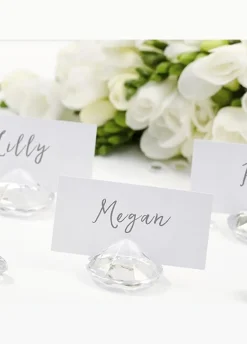 Stojaki na winietki DIAMENT transparentny (10szt.)
