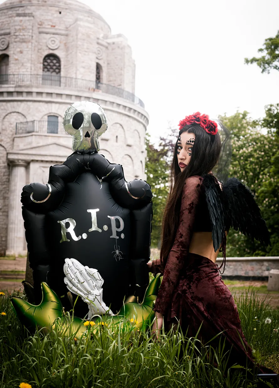 Stojący balon halloweenowy NAGROBEK XXL