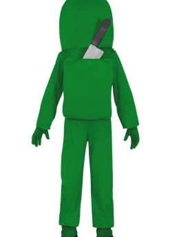 Strój Among Us KOSMONAUTA zielony