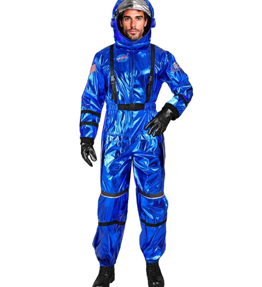Strój ASTRONAUTA niebieski