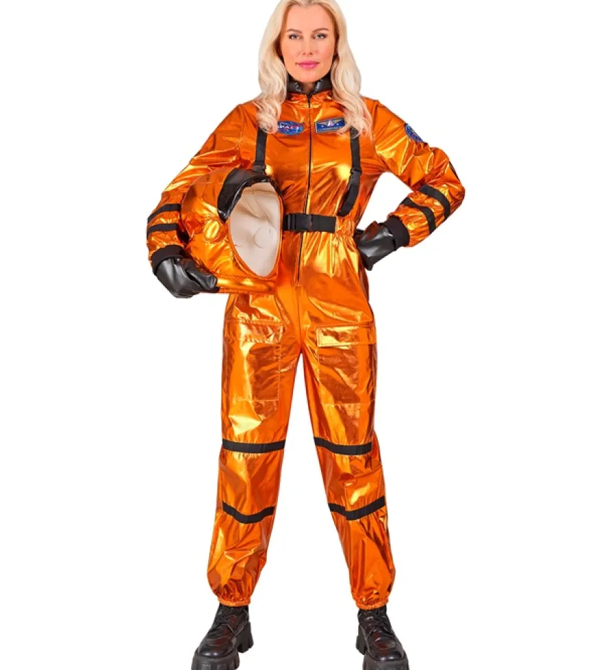 Strój ASTRONAUTKA pomarańczowy