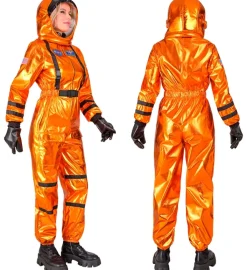 Strój ASTRONAUTKA pomarańczowy
