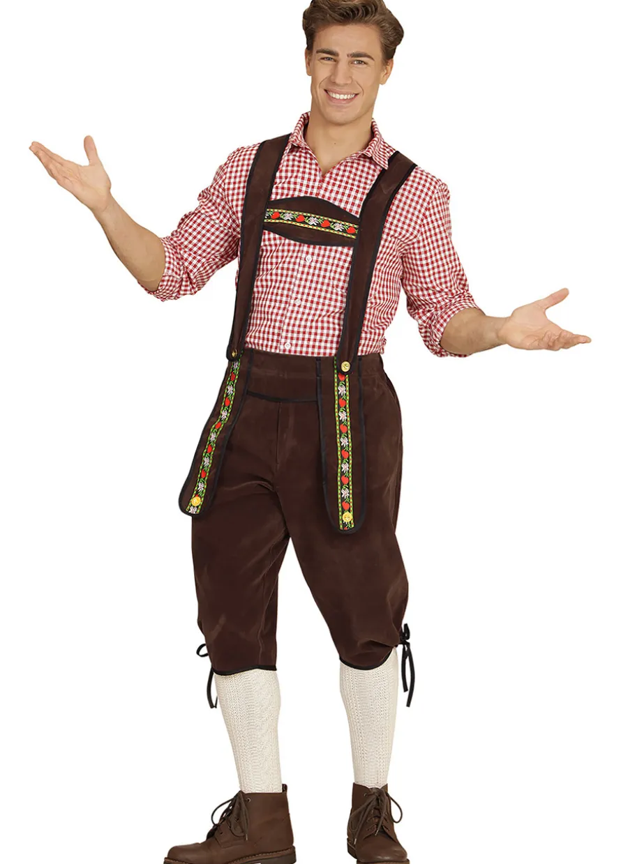 Strój Bawarczyka SPODNIE Z SZELKAMI