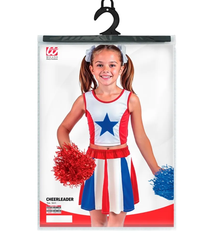 Strój CHEERLEADERKI top i spódniczka