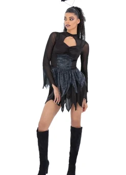 Strój CZARNY ANIOŁ przebranie Halloweenowe