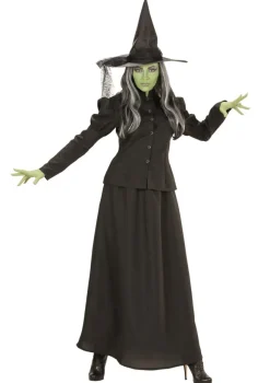 Strój CZAROWNICA NA HALLOWEEN z kapeluszem