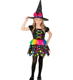 Strój CZAROWNICA przebranie na Halloween dla dziewczynki