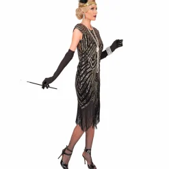 Strój damski lata 20 GATSBY FLAPPER złoty