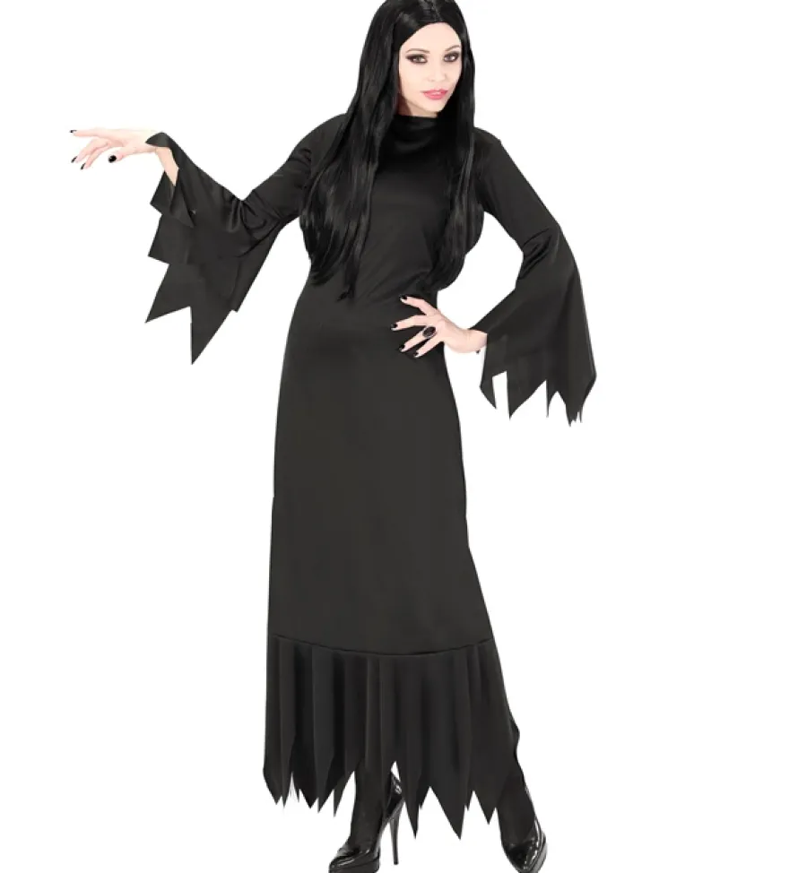 Strój damski na Halloween MORTICIA - L