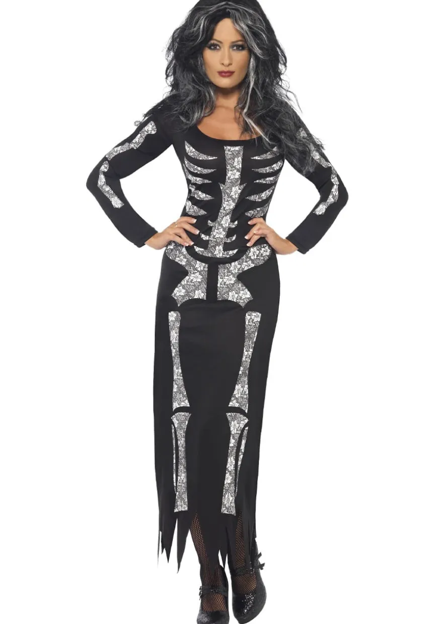 Strój damski na Halloween PANI SZKIELET
