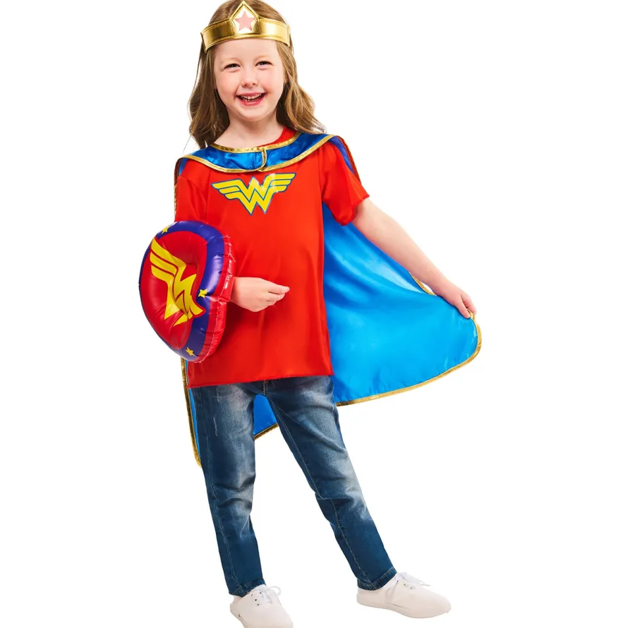 Strój dziecięcy WONDER WOMAN + tarcza XS