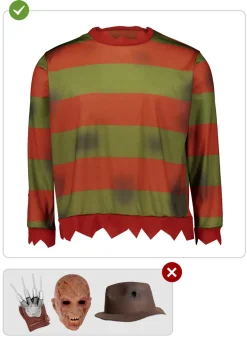 Strój Freddy Krueger na Halloween