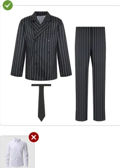 Strój GOMEZ ADDAMS przebranie halloweenowe - M