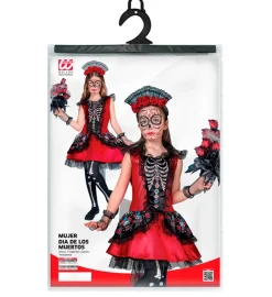 Strój halloweenowy dla dziewczynki DIA DE LOS MUERTOS