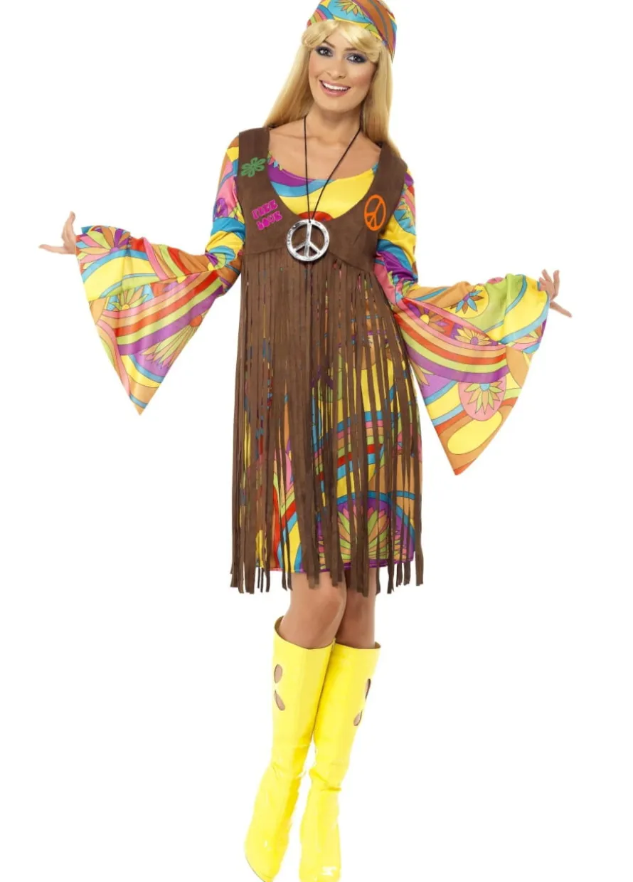 Strój HIPISKI Groovy Lady przebranie lata 60