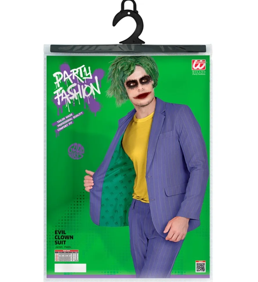 Strój JOKERA fioletowy garnitur