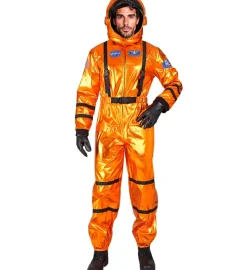 Strój karnawałowy ASTRONAUTA pomarańczowy
