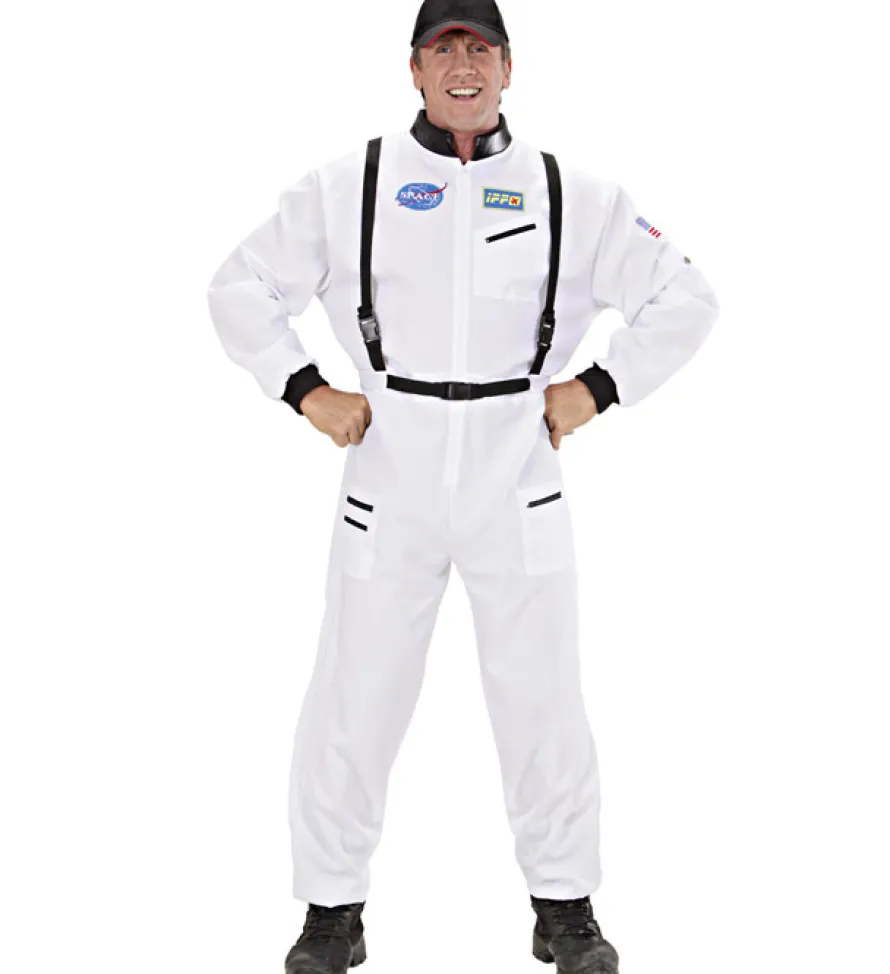 Strój karnawałowy KOMBINEZON ASTRONAUTY biały