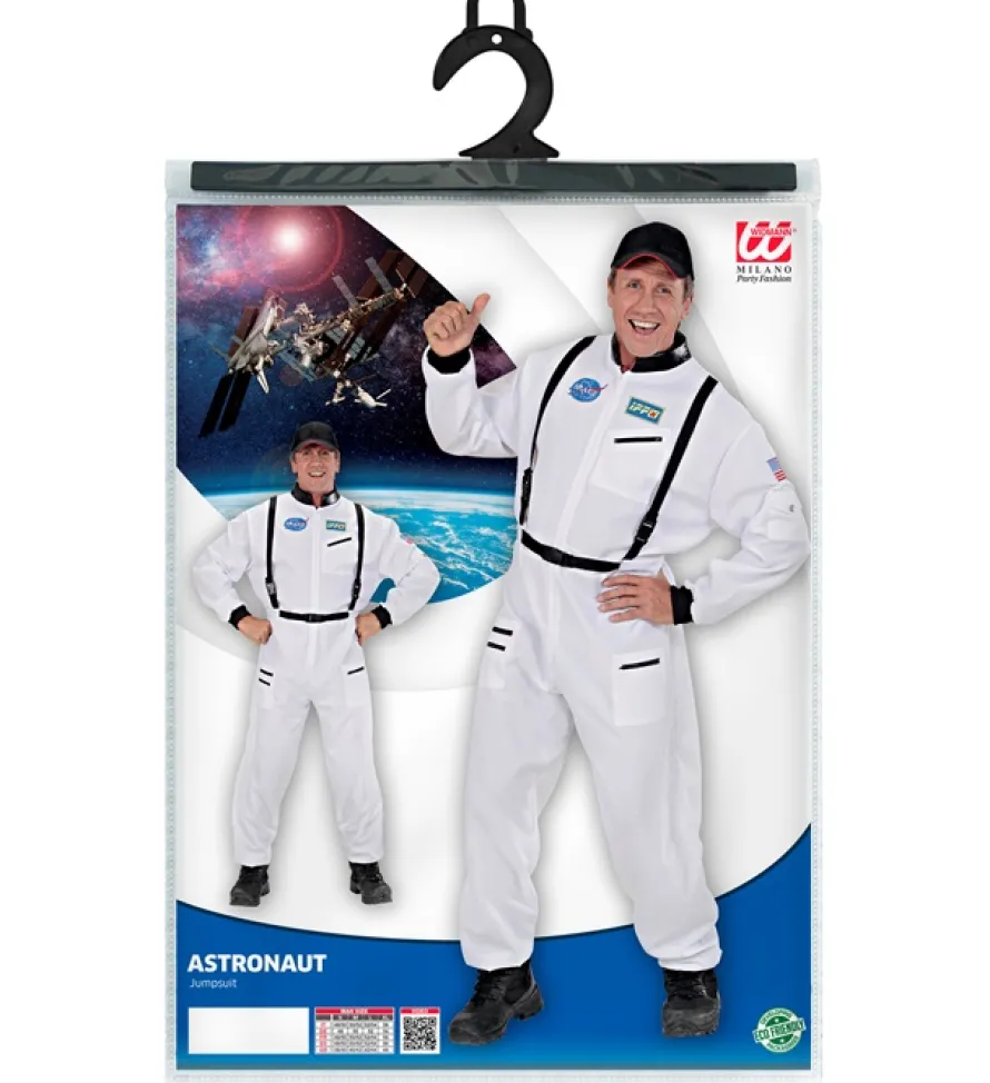 Strój karnawałowy KOMBINEZON ASTRONAUTY biały