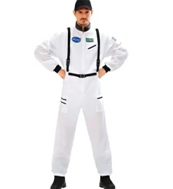 Strój karnawałowy KOMBINEZON ASTRONAUTY biały