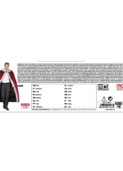 Strój karnawałowy PELERYNA KRÓLA