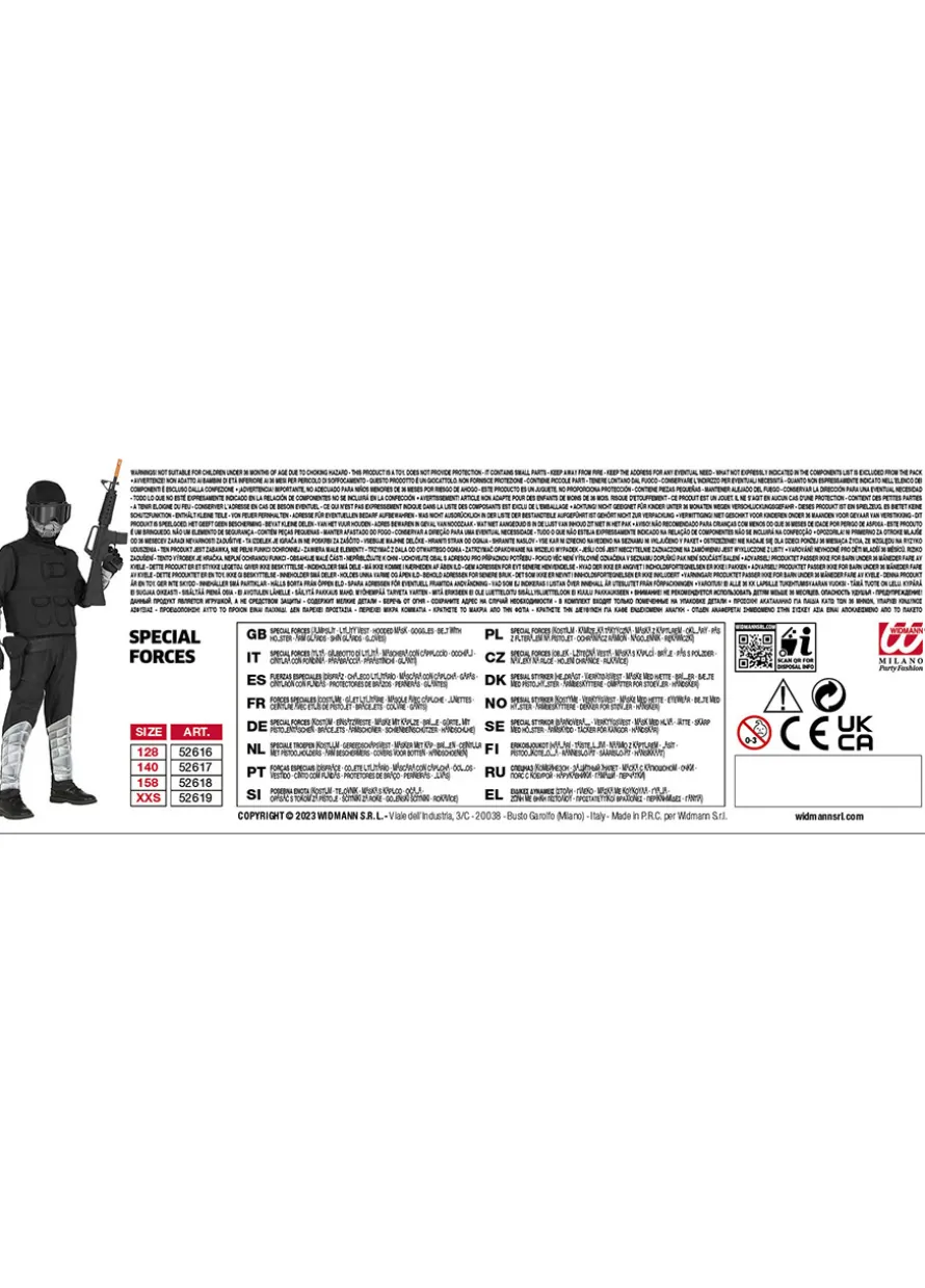 Strój KOMANDOSA dla chłopca 140 cm