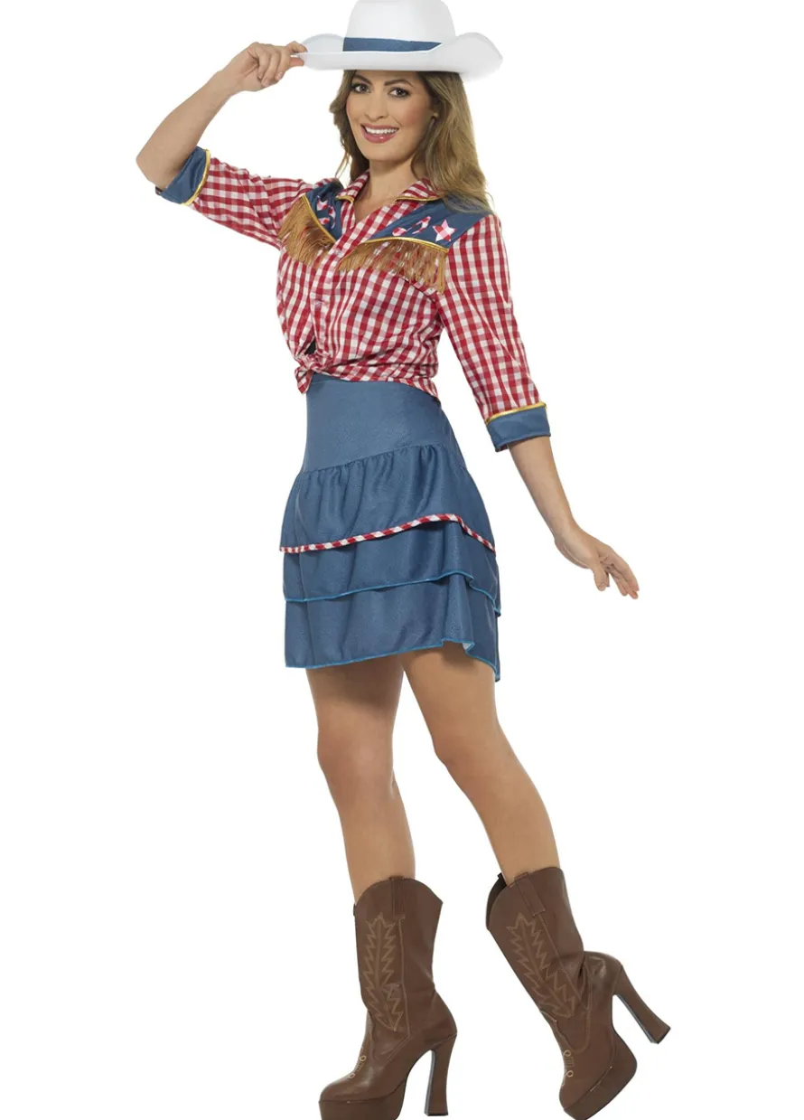 Strój kowbojki DZIEWCZYNA Z RODEO - M