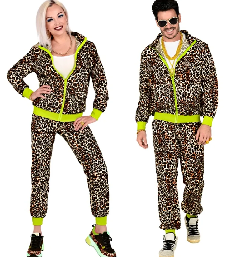 Strój LATA 80. dres w panterkę