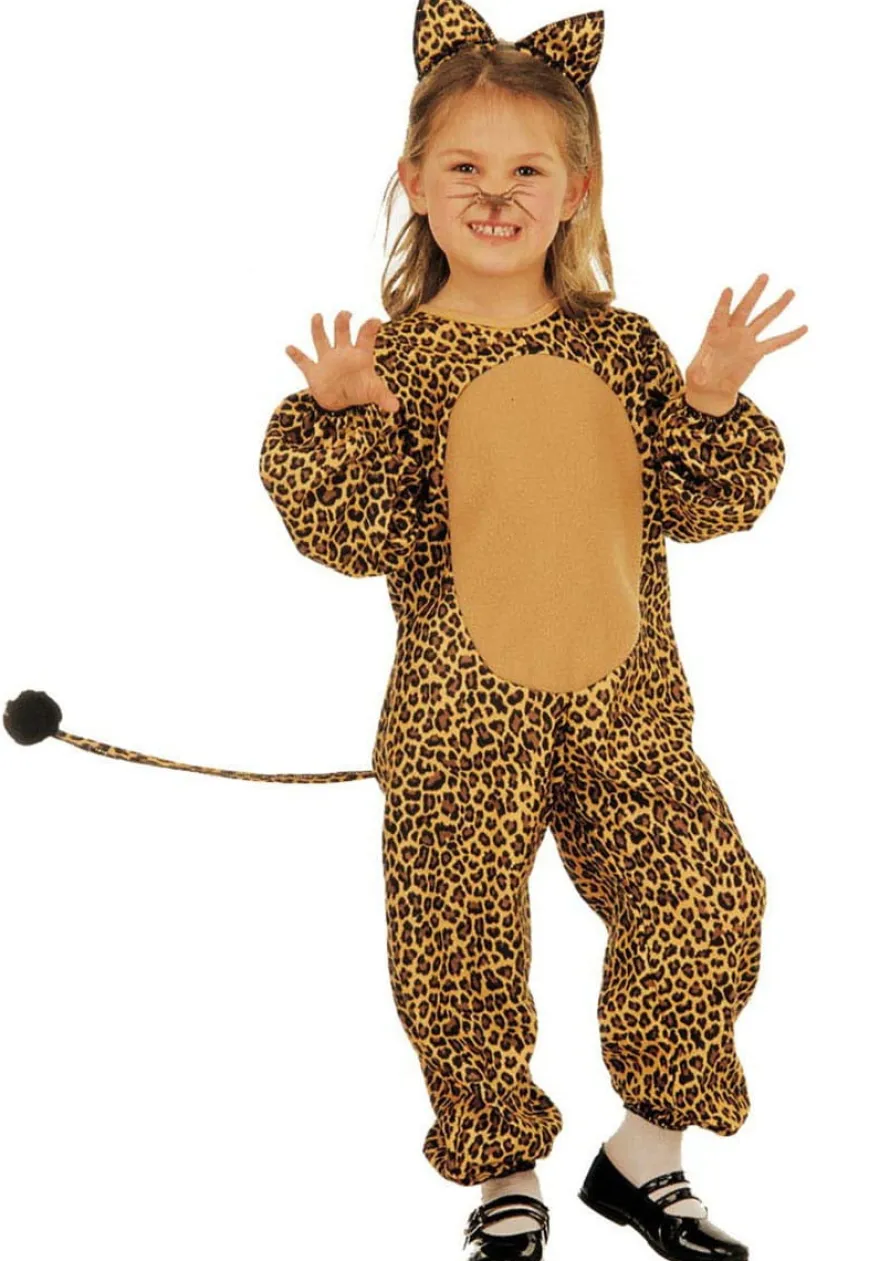 Strój LEOPARDA dla dzieci 3-4 lata